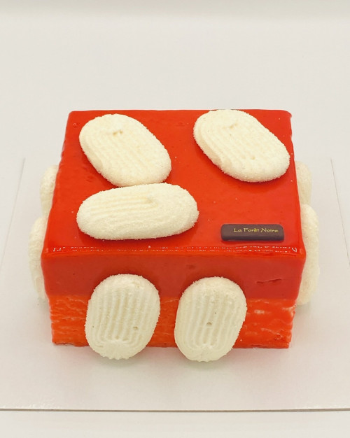 10 pers Vacherin Vanille/Fraise