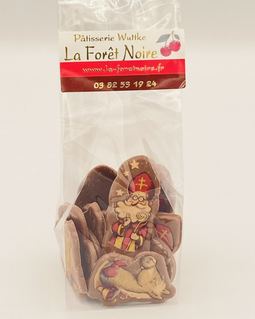 Sujet au chocolat lait St Nicolas 95 grs