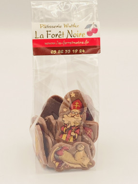Sujet au chocolat lait St Nicolas 100grs