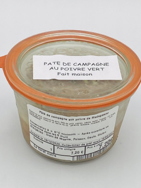 Pâté de campagne aux poivre de Madagascar 