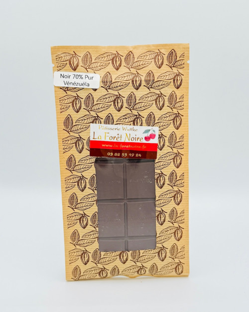 Tablette noir 70% pur Venezuela 100grs