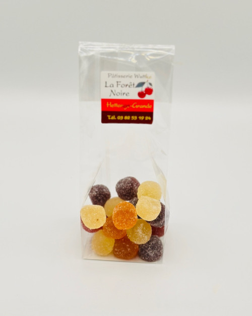 Billes pâte de fruits 100grs