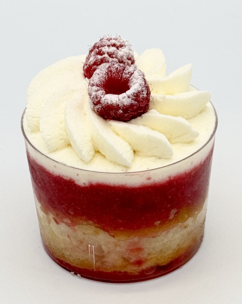 Baba Rhum blanc, Pêche/Framboise